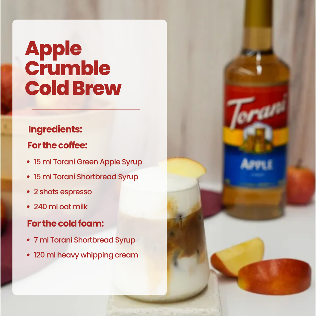 Apple Crumble Cold Brew: A Dessert in a Glass – Simply Syrups Australia