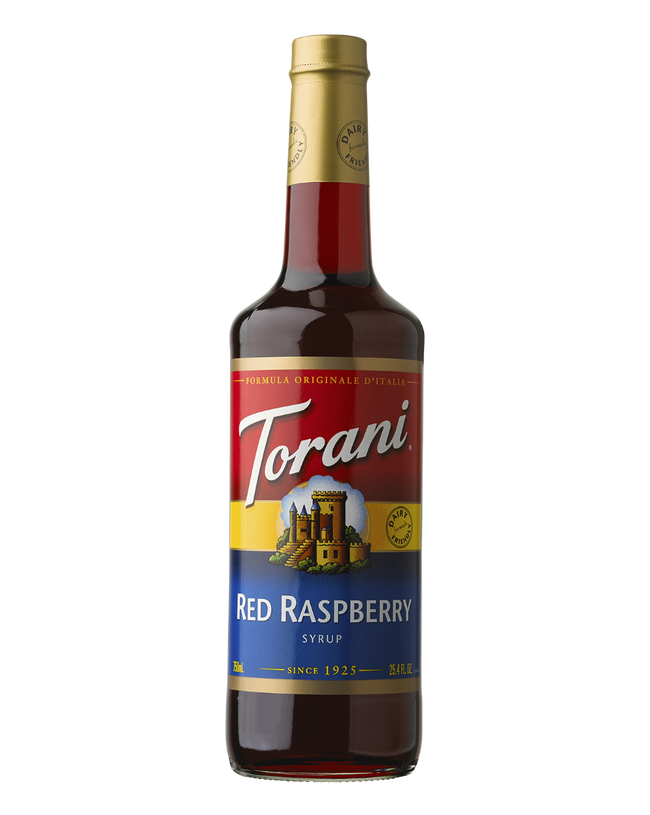 Torani Syrup Red Raspberry (Dairy Friendly) 750ml