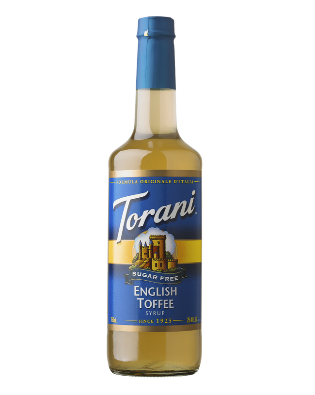 Torani Sugar Free Syrup English Toffee 750ml