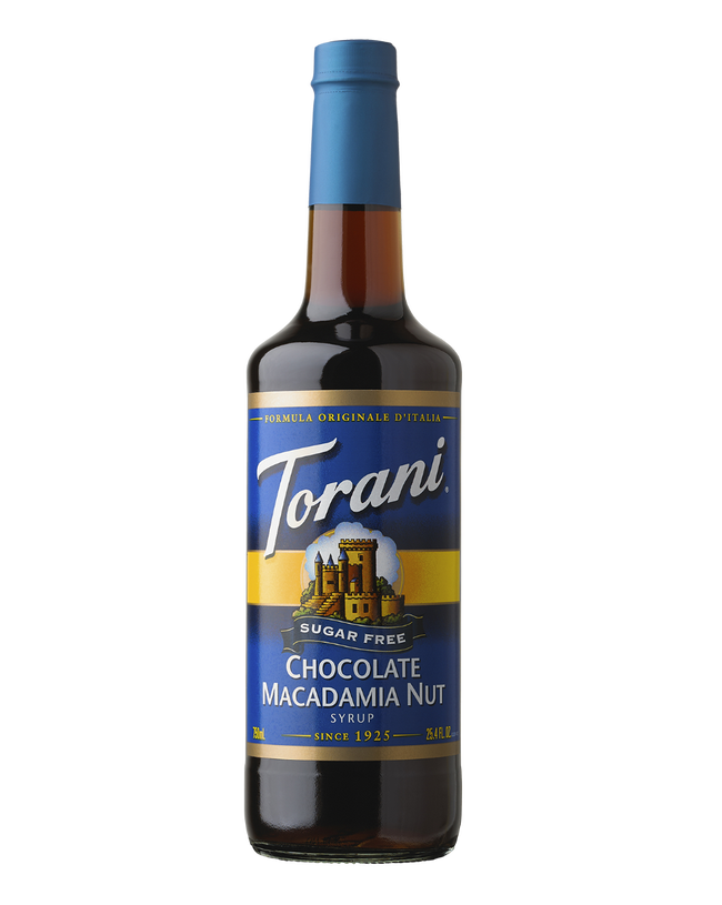 Torani Sugar Free Syrup Chocolate Macadamia Nut 750ml