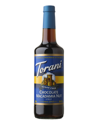 Torani Sugar Free Syrup Chocolate Macadamia Nut 750ml