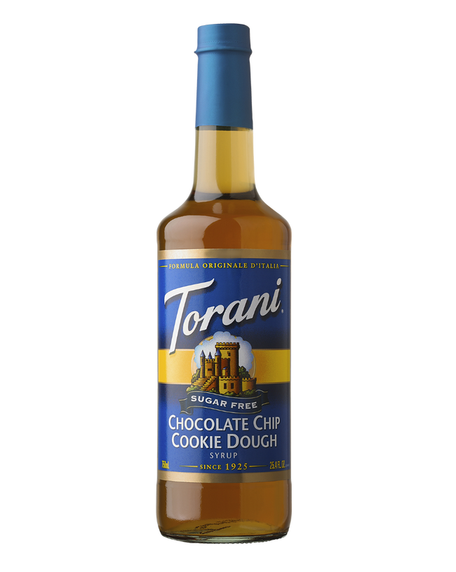 Torani Sugar Free Syrup Chocolate Chip Cookie Dough 750ml