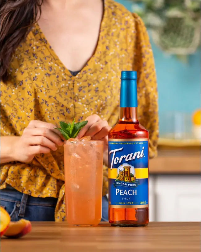 Torani Sugar Free Syrup Peach 750ml