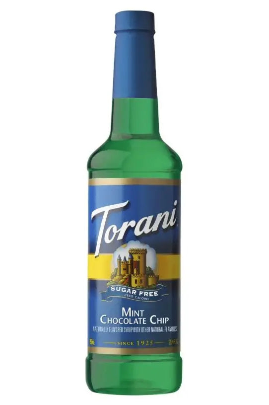 Torani Syrup SF Mint Chocolate Chip 750ml PET