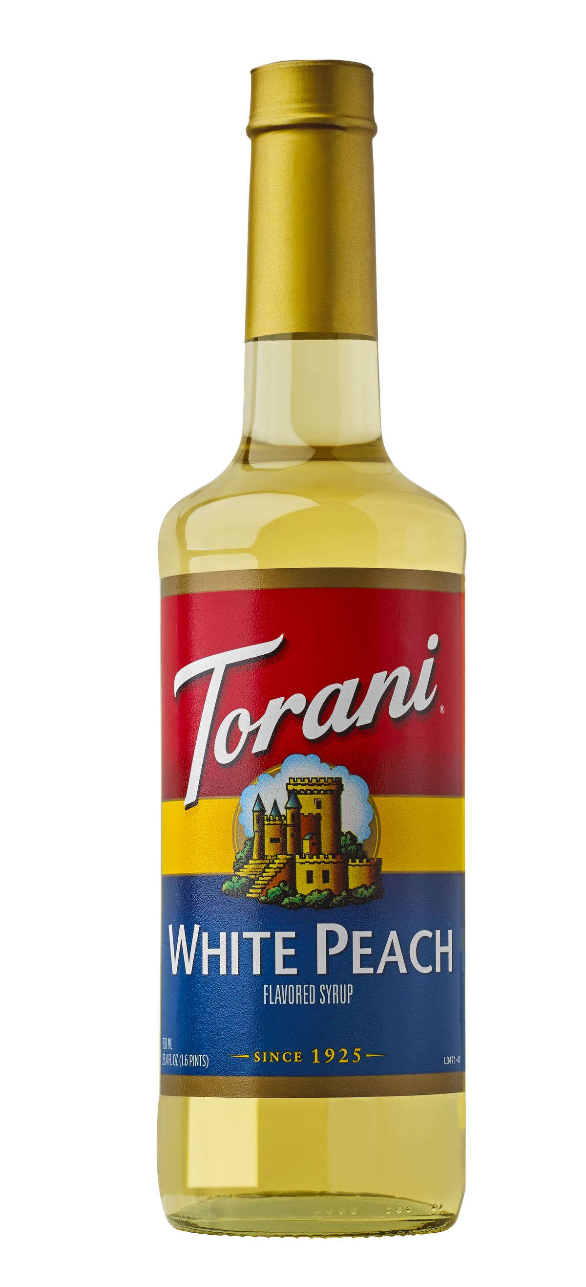 Torani Syrup White Peach Syrup 750ml