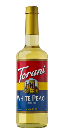 Torani Syrup White Peach Syrup 750ml