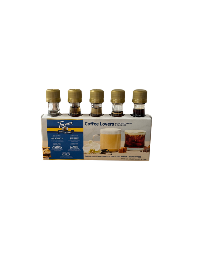 Sugar Free Coffee Lovers 50ml 5-pack Variety Pack