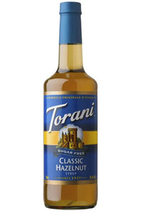 Torani Sugar Free Syrup Hazelnut Classic 750ml