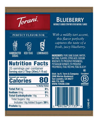 Torani Syrup Blueberry 750ml