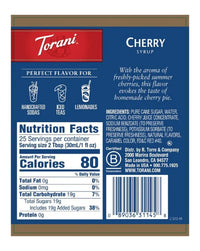 Torani Syrup Cherry 750ml