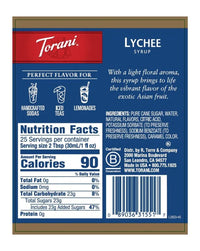 Torani Syrup Lychee 750ml