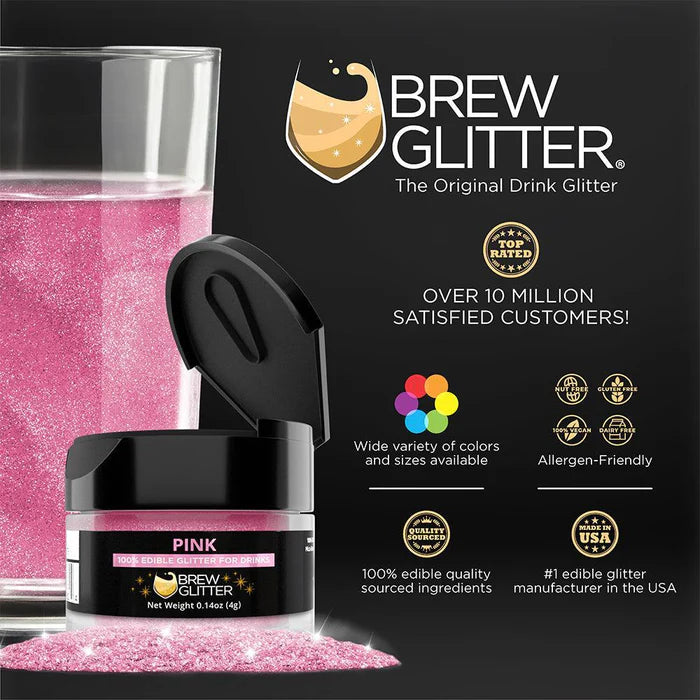 Brew Glitter - 4g - Pink