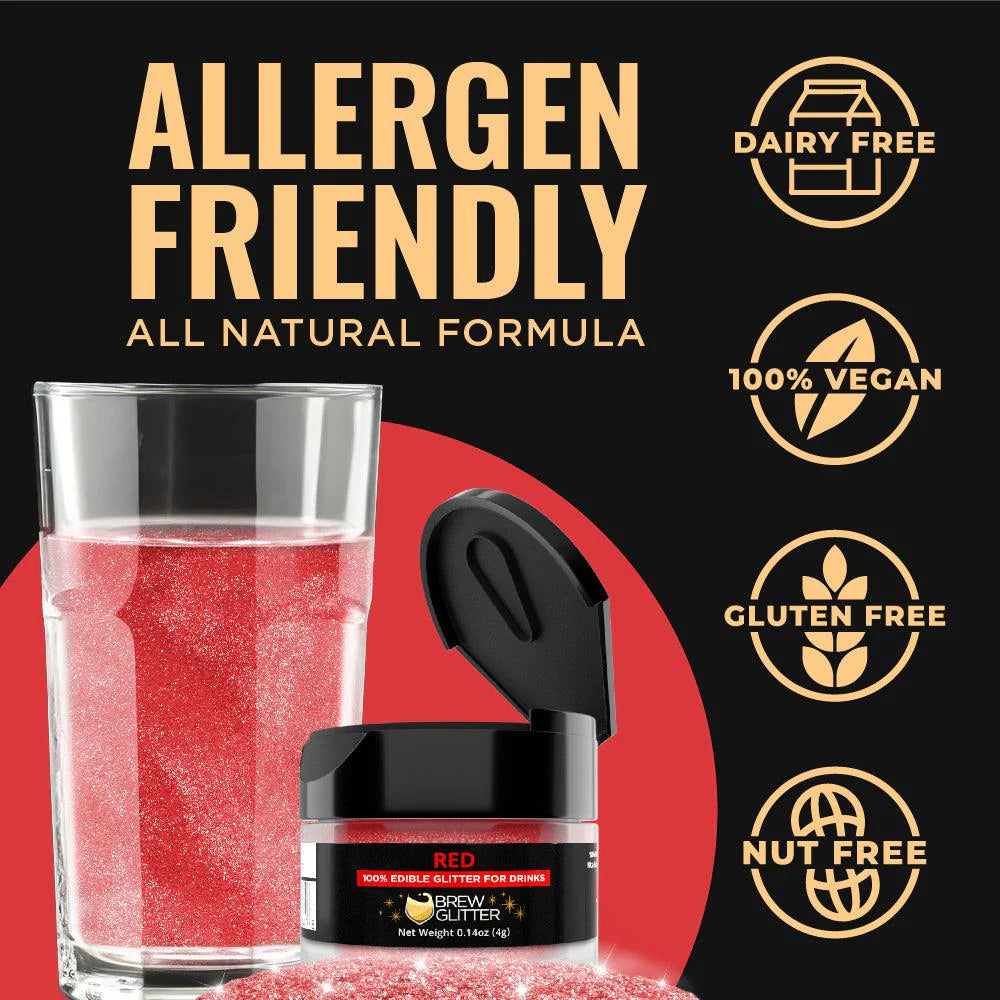 Brew Glitter -4g - Red
