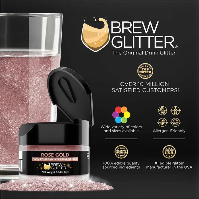 Brew Glitter - 4g - Rose Gold