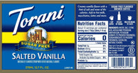 Torani Sugar Free Salted Vanilla 375ml