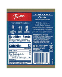 Torani Sugar Free Syrup Cherry 750ml