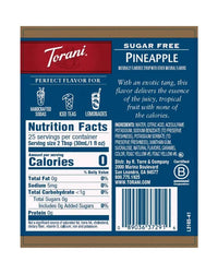 Torani Sugar Free Syrup Pineapple 750ml