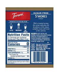 Torani Sugar Free Syrup S'Mores 750ml
