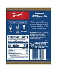 Torani Syrup Toasted Marshmallow 750ml