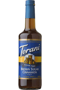 Torani Sugar Free Syrup Brown Sugar Cinnamon 750ml PET