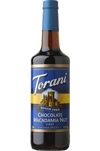 Torani Sugar Free Syrup Chocolate Macadamia Nut 750ml PET