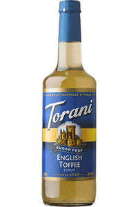 Torani Sugar Free Syrup English Toffee 750ml PET