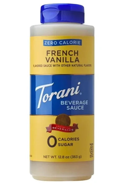 Torani Zero Calorie Beverage Sauce French Vanilla 380ml