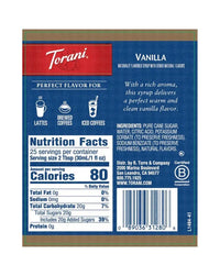 Torani Syrup Vanilla 750ml
