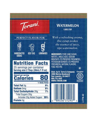 Torani Syrup Watermelon 750ml