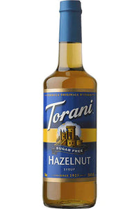 Torani Sugar Free Syrup Hazelnut 750ml