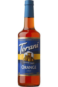 Torani Sugar Free Syrup Orange 750ml