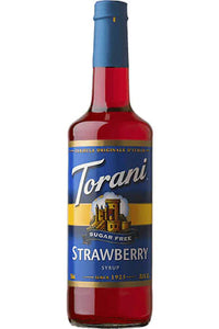 Torani Sugar Free Syrup Strawberry 750ml