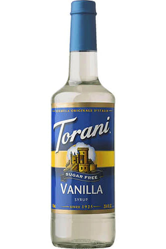 Torani Sugar Free Syrup Vanilla 750ml
